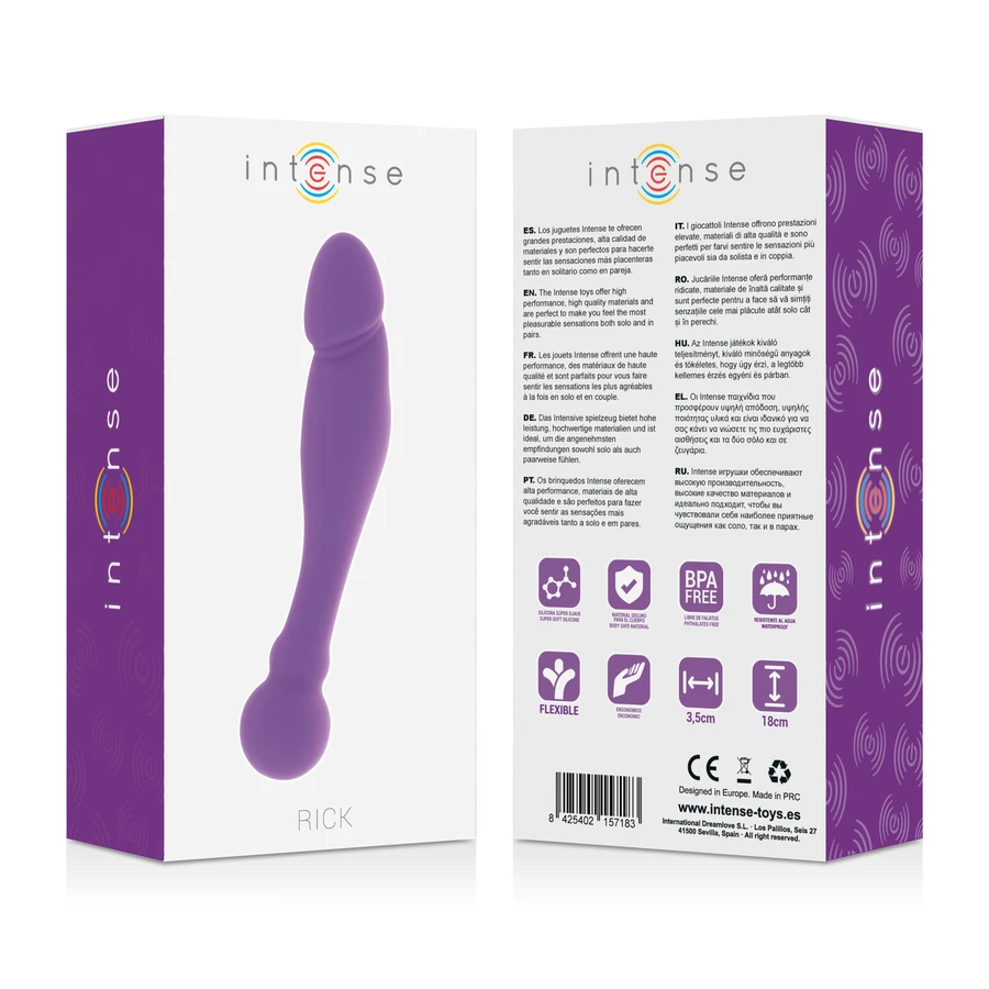 INTENSE - SILICONE RICK DUAL LILLA